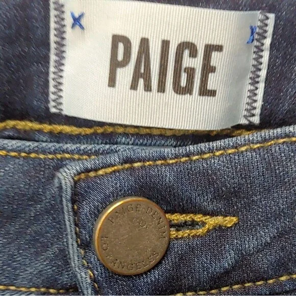 PAIGE Verdugo Ankle Jeans Sz 28 Nottingham Blue - Picture 5 of 10